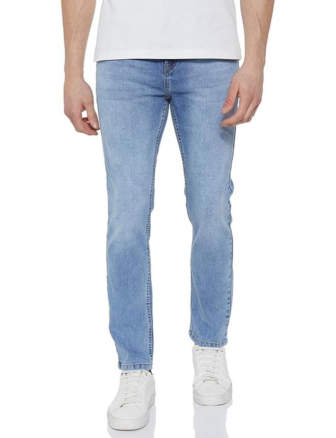 inkd Men's Slim Fit Jeans - Mid-Rise | Cotton Blend | Stretchable Fabric | Jeans for Men | Classic 5 Pocket Styling - Image 1